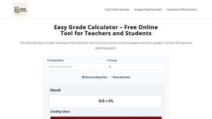 Easy Grades Calculator screenshot