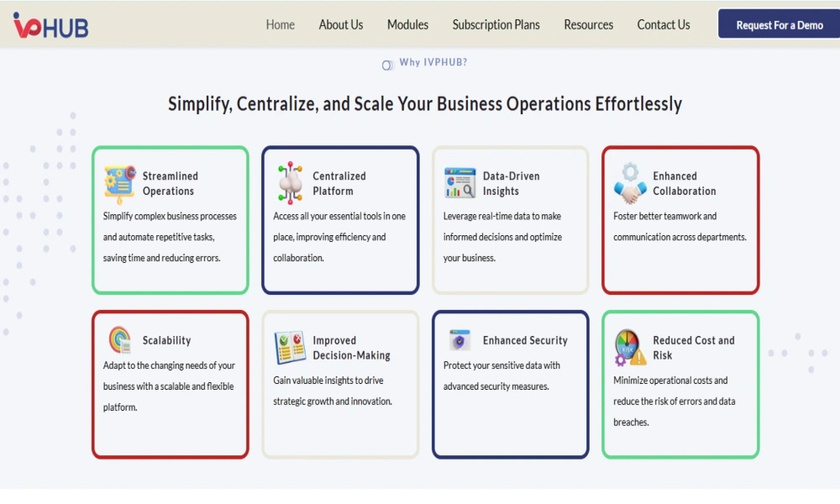 IVPHUB Landing Page