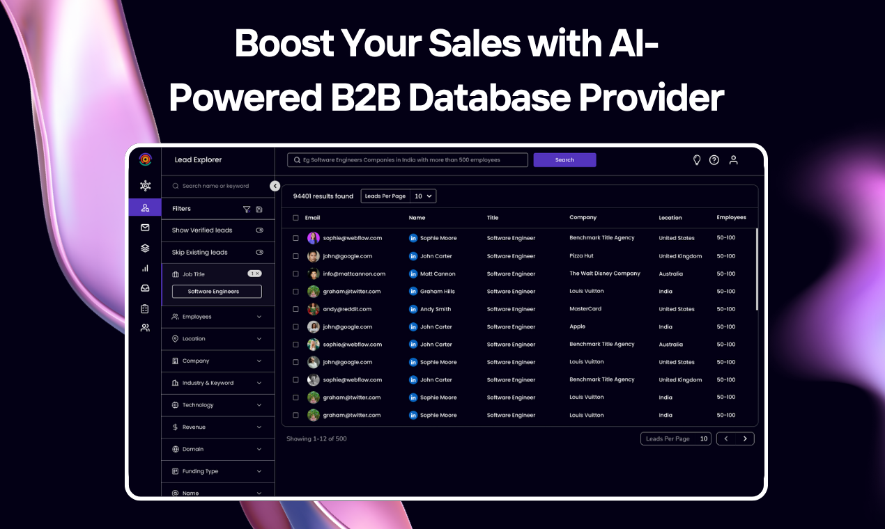 SalesTarget.ai LeadExplorer