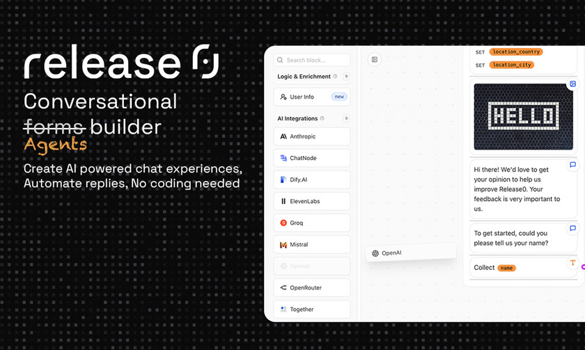 Release0 Building powerful chatbots