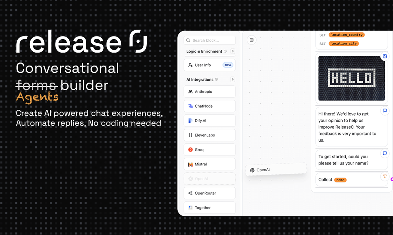 Release0 Building powerful chatbots
