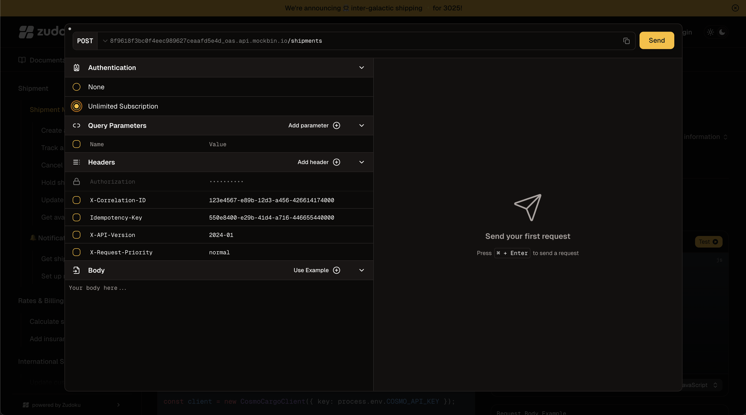 Zuplo API playground