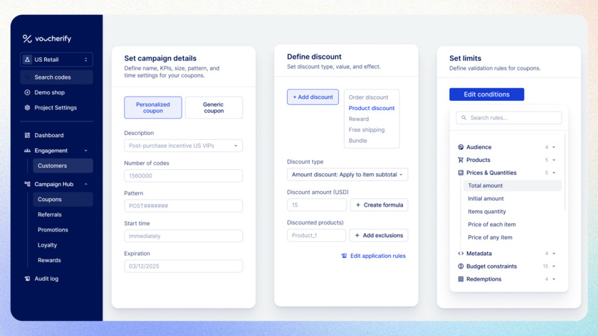 Voucherify Landing Page