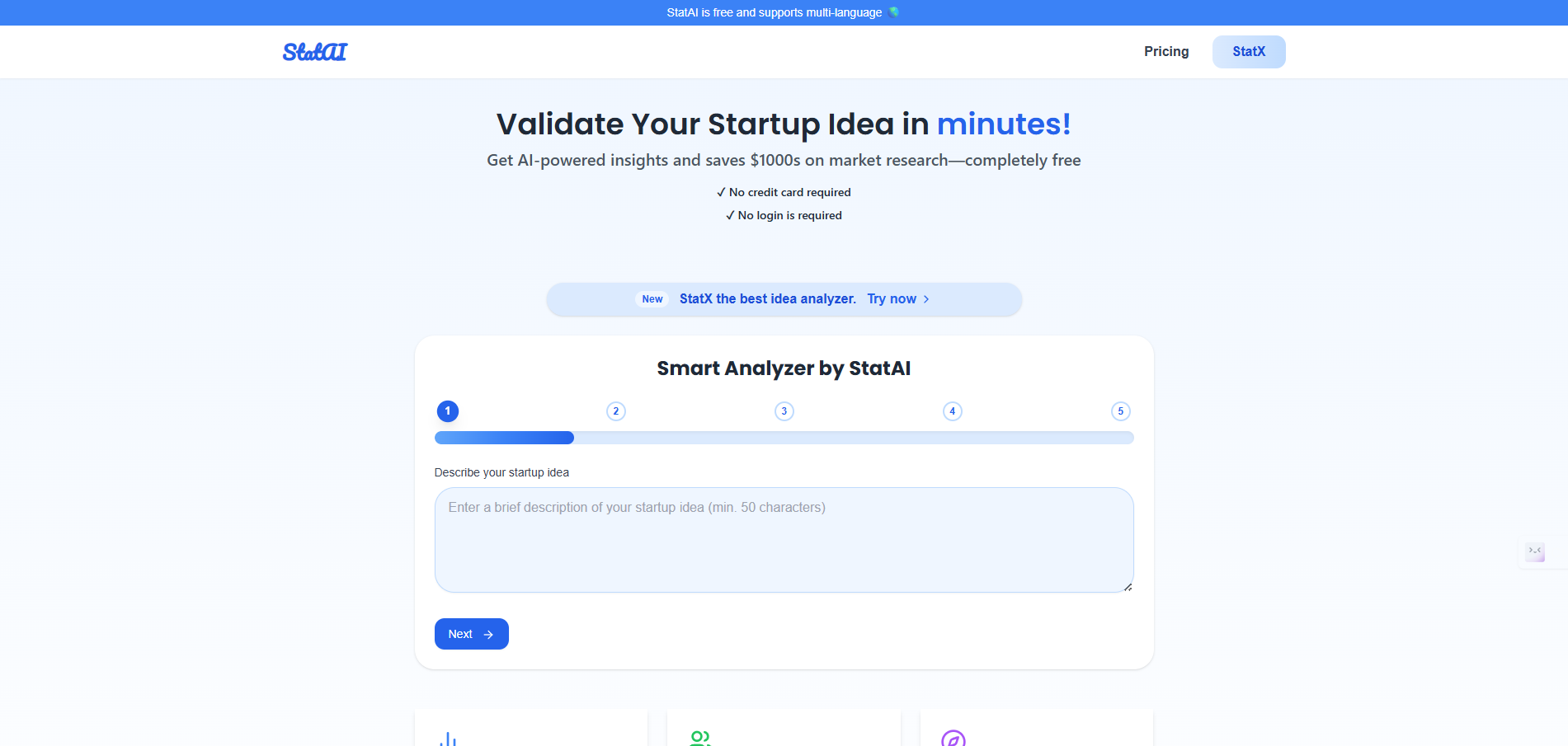 StatAI StatAI homepage