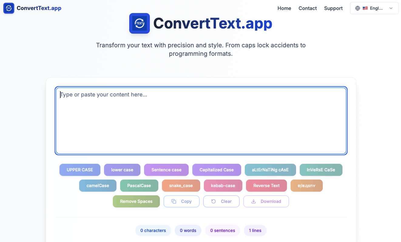ConvertText.app converttext.app_homepage