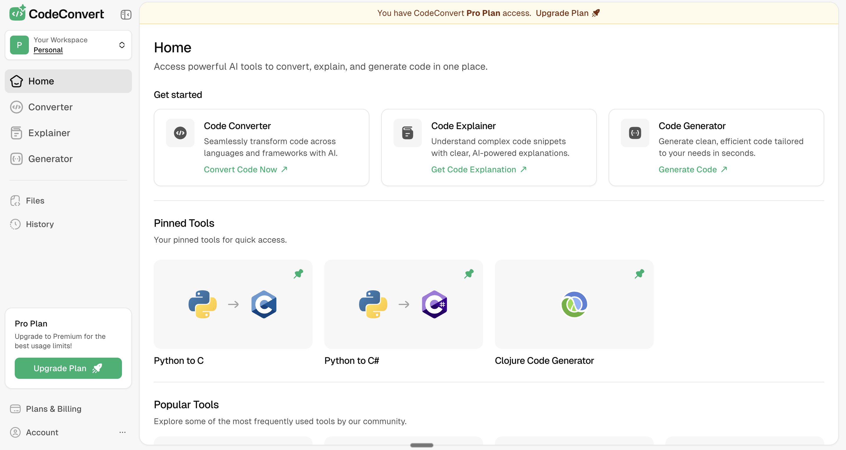 CodeConvert CodeConvert Home