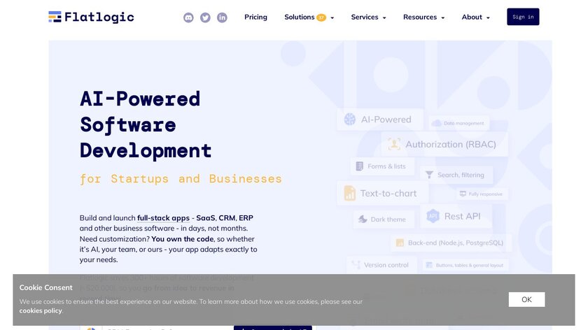Flatlogic Landing Page