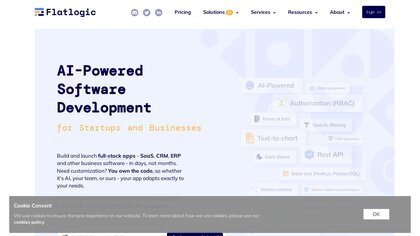 Flatlogic screenshot