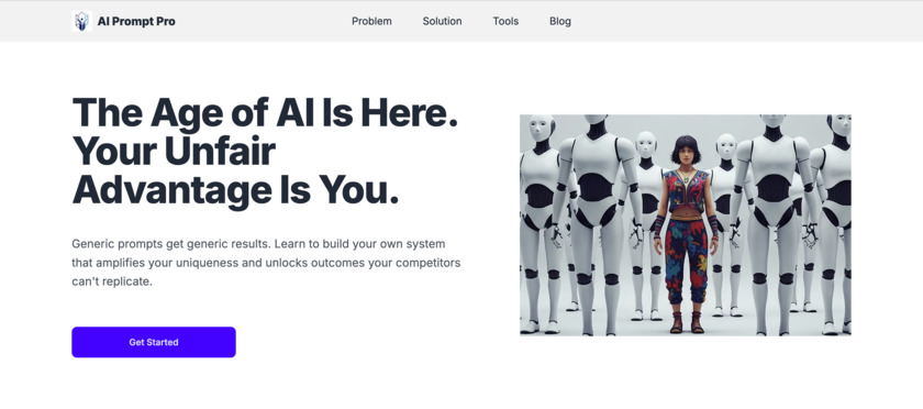 AI Prompt Pro Landing Page