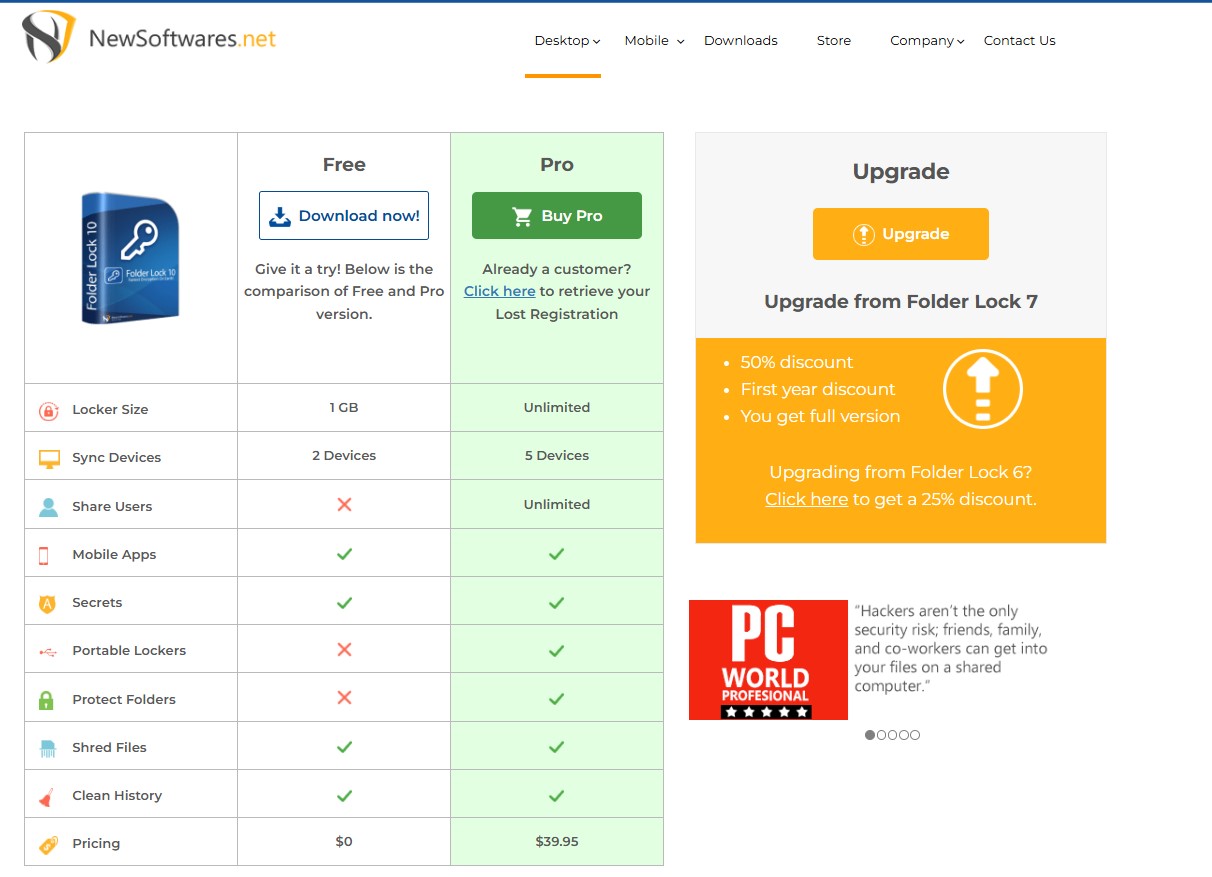 Folder Lock Folder lock Pro