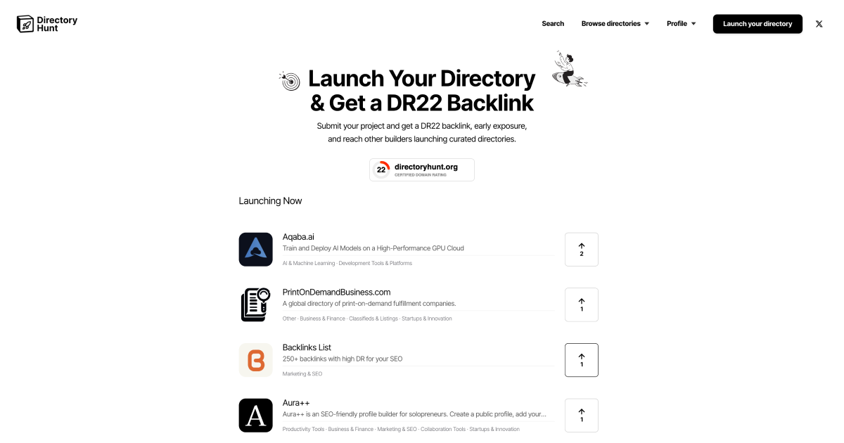 Directoryhunt.org 