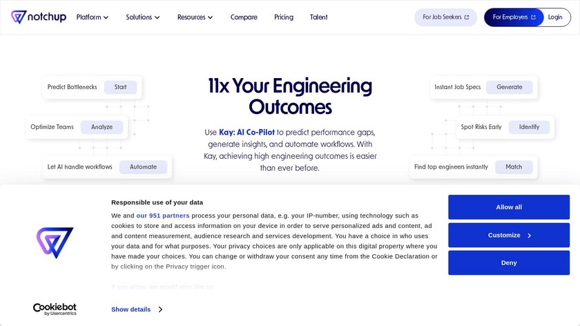 Notchup Landing Page