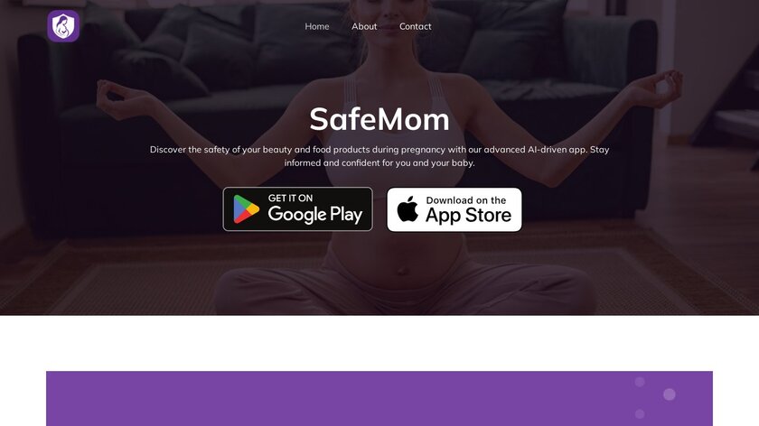 SafeMom - Ingredient Checker Landing Page