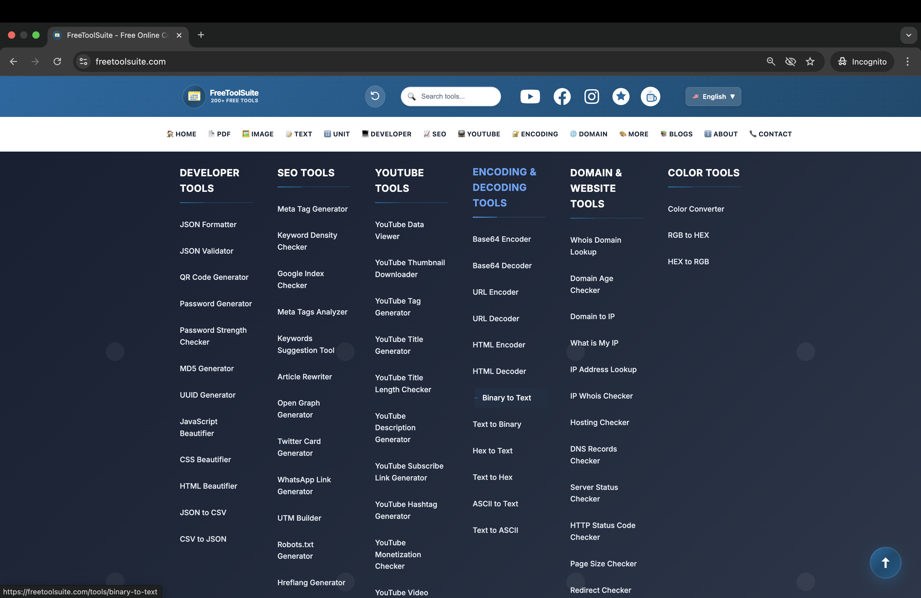 FreeToolSuite Footer_Demo