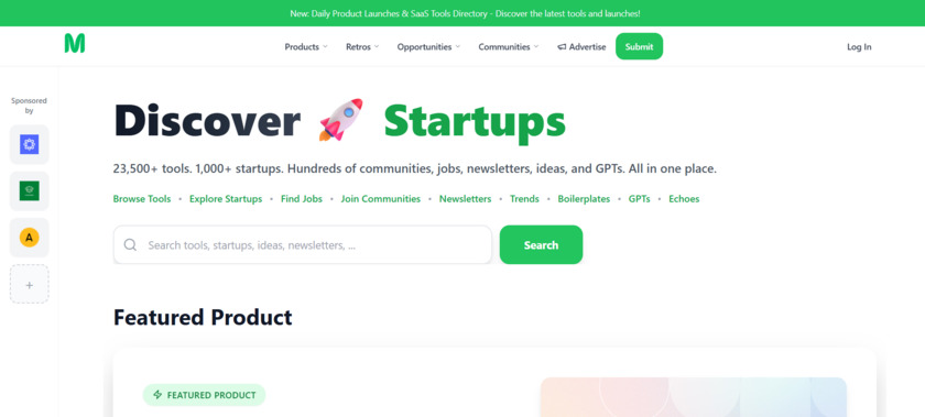 MarketMint.dev Landing Page