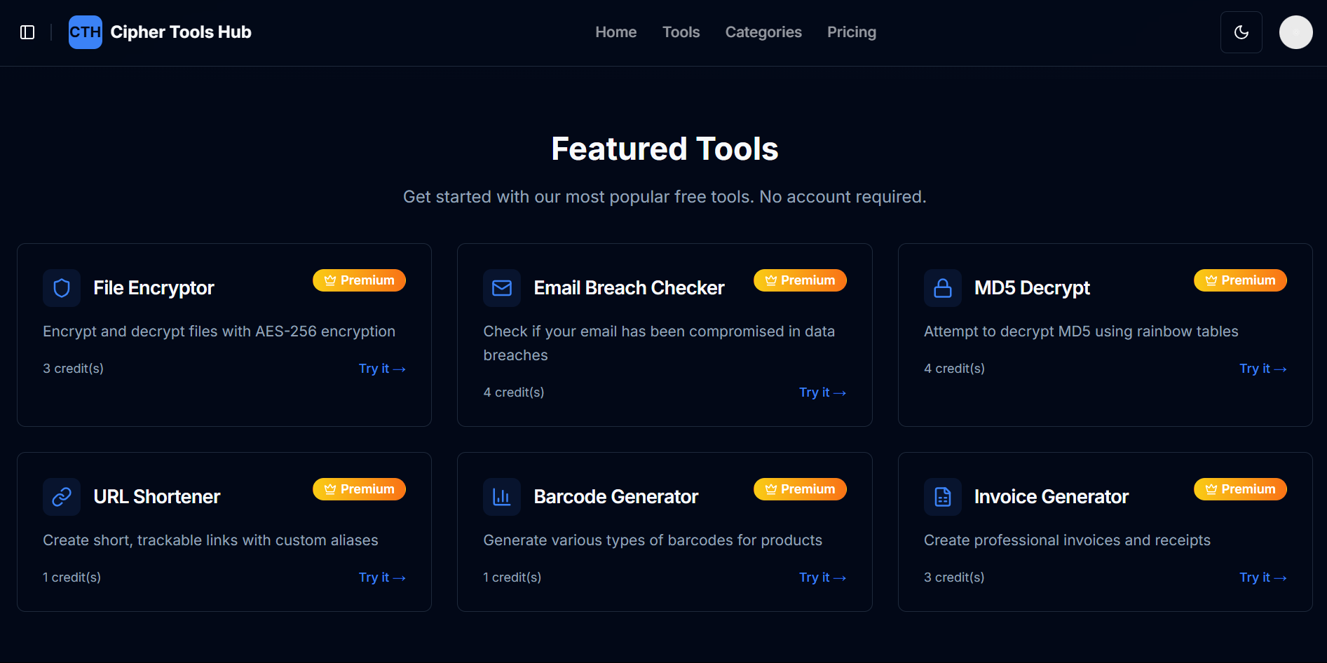 Cipher Tools Hub 