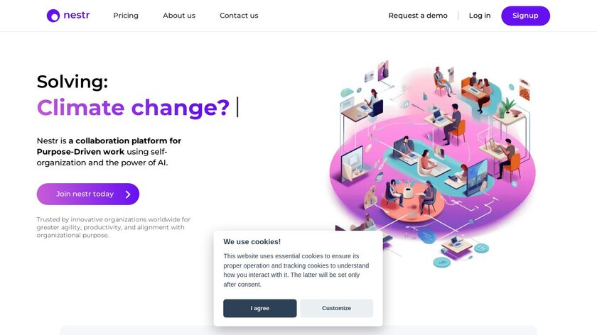 Nestr Landing Page