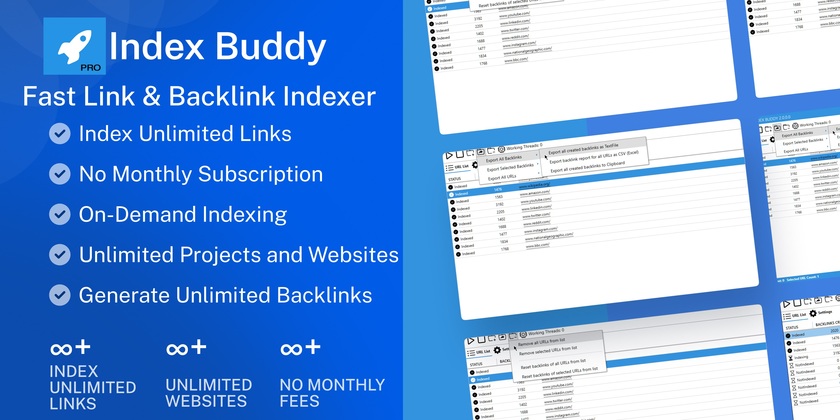 Index Buddy by GSoftwareLab Landing Page