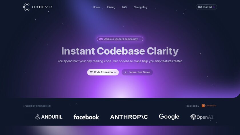 CodeViz Landing Page