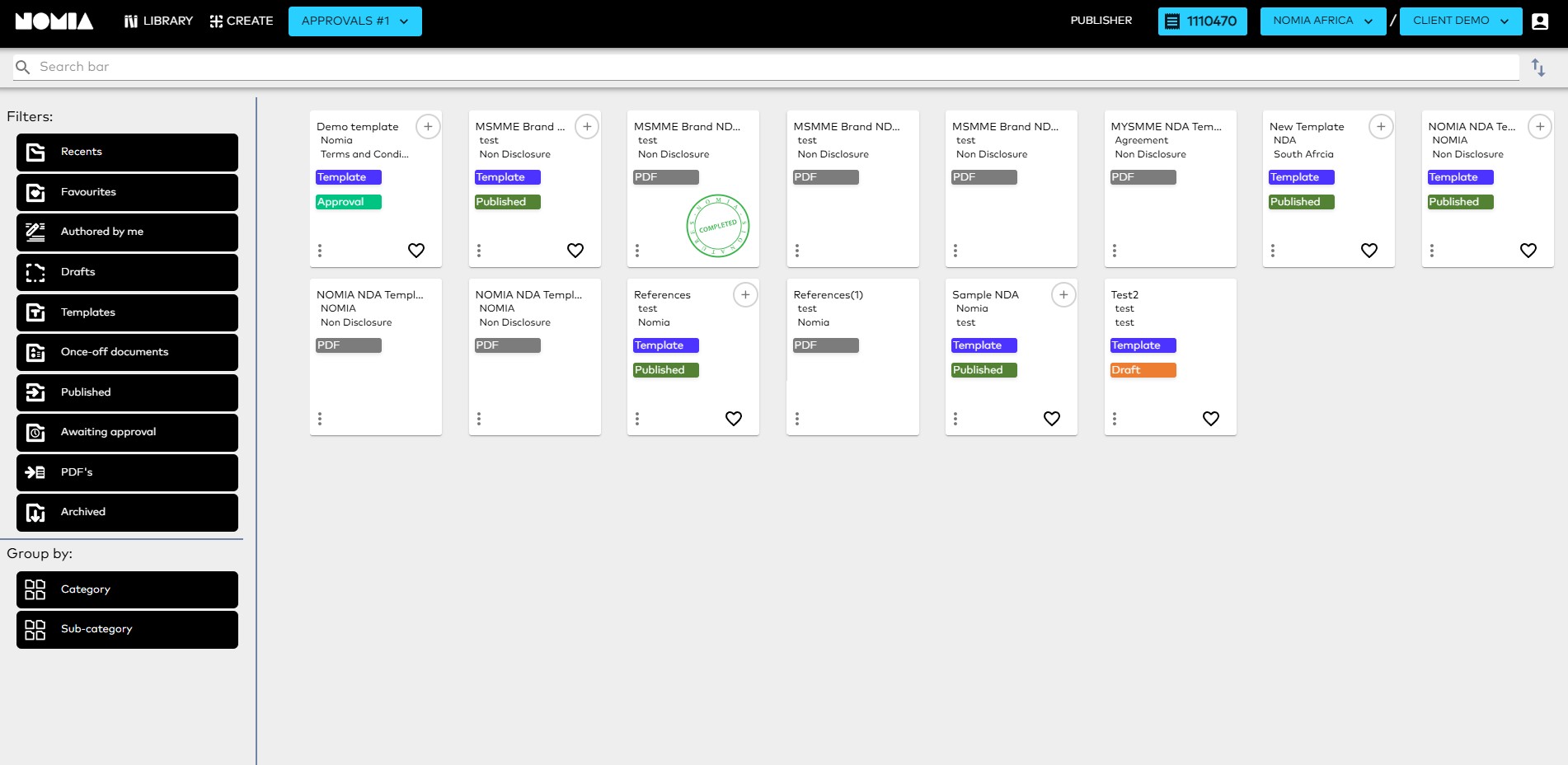 Nomia Docs Library