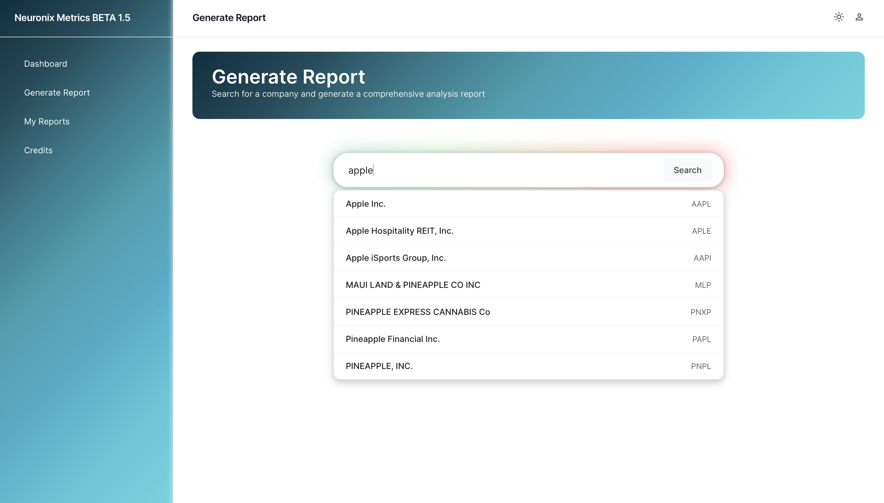 NeuronixMetrics.online Analyse Stocks