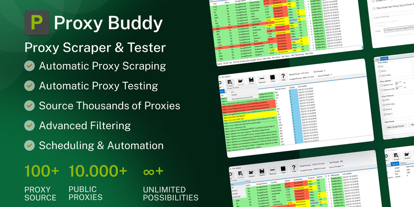 Proxy Buddy by GSoftwareLab Landing Page