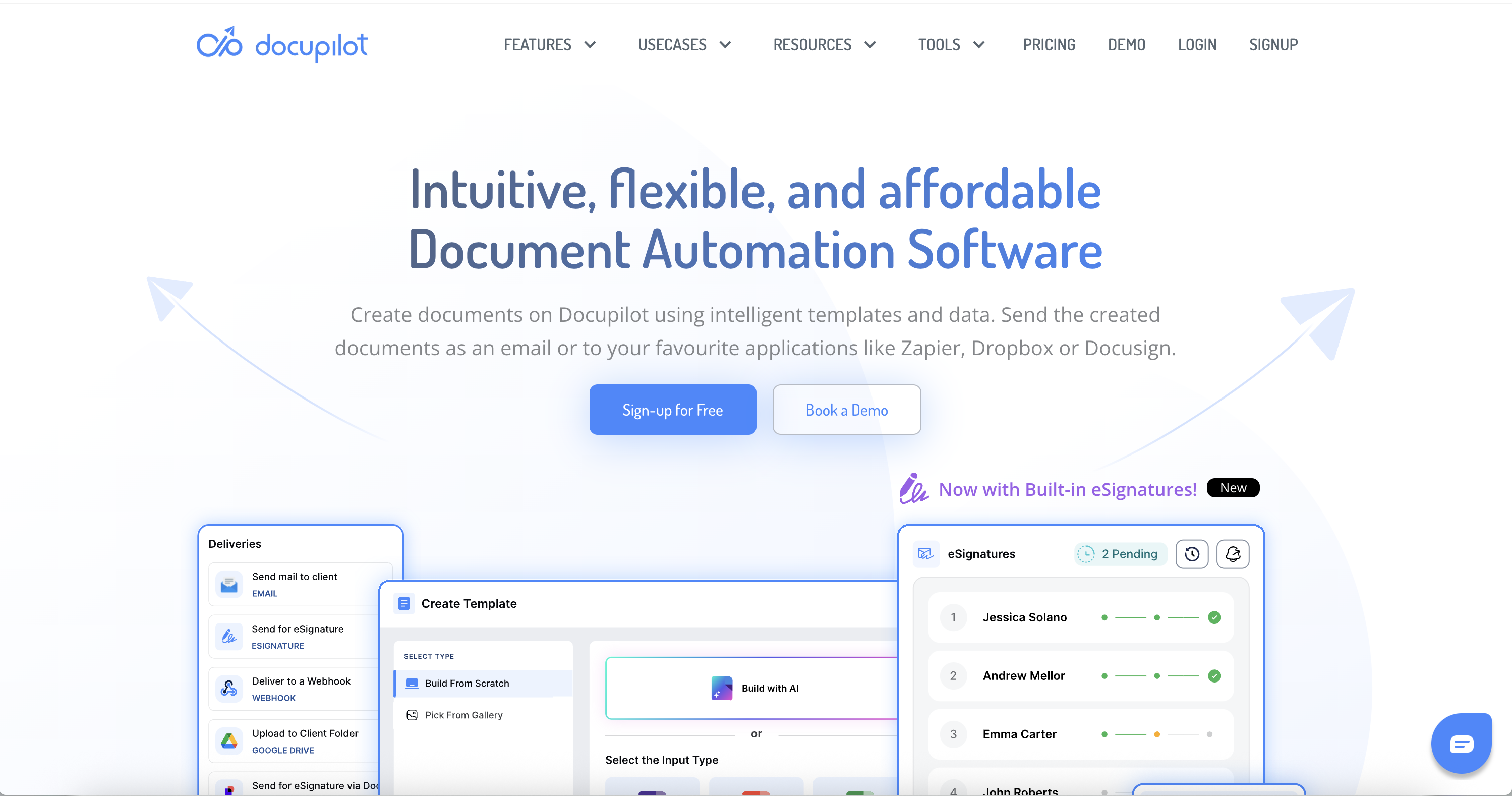 Docupilot Homepage