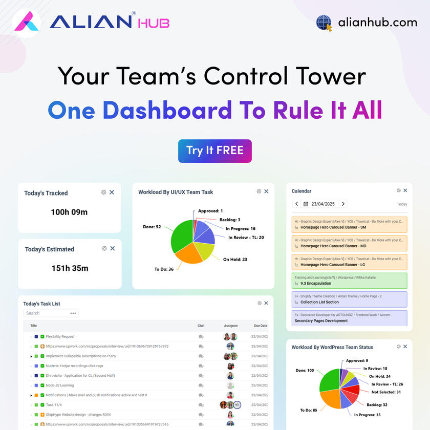 AlianHub Landing Page