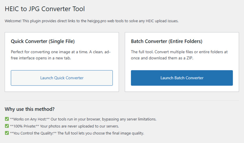 heicjpg.pro Landing Page
