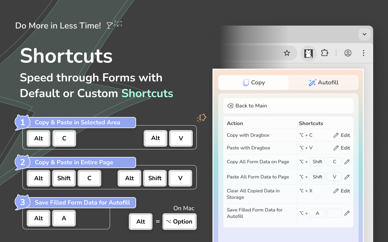 MultiField CopyCat Speed through Forms with Default or Custom Keyboard Shortcuts | MultiField CopyCat