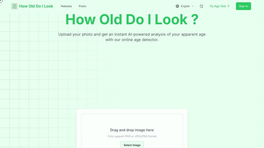 how-old-do-I-look.app Landing Page