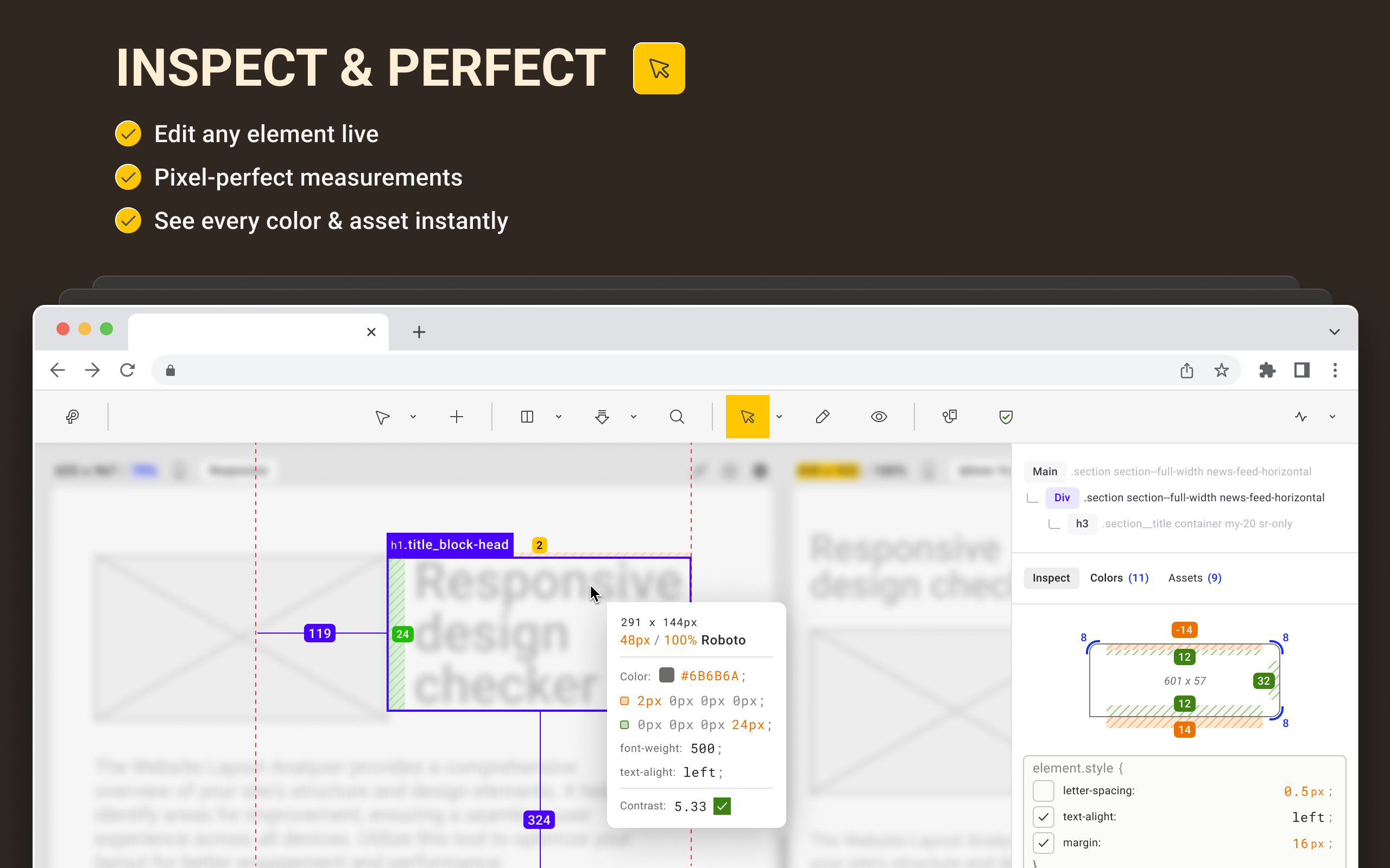 Pixefy Inspect & Perfect