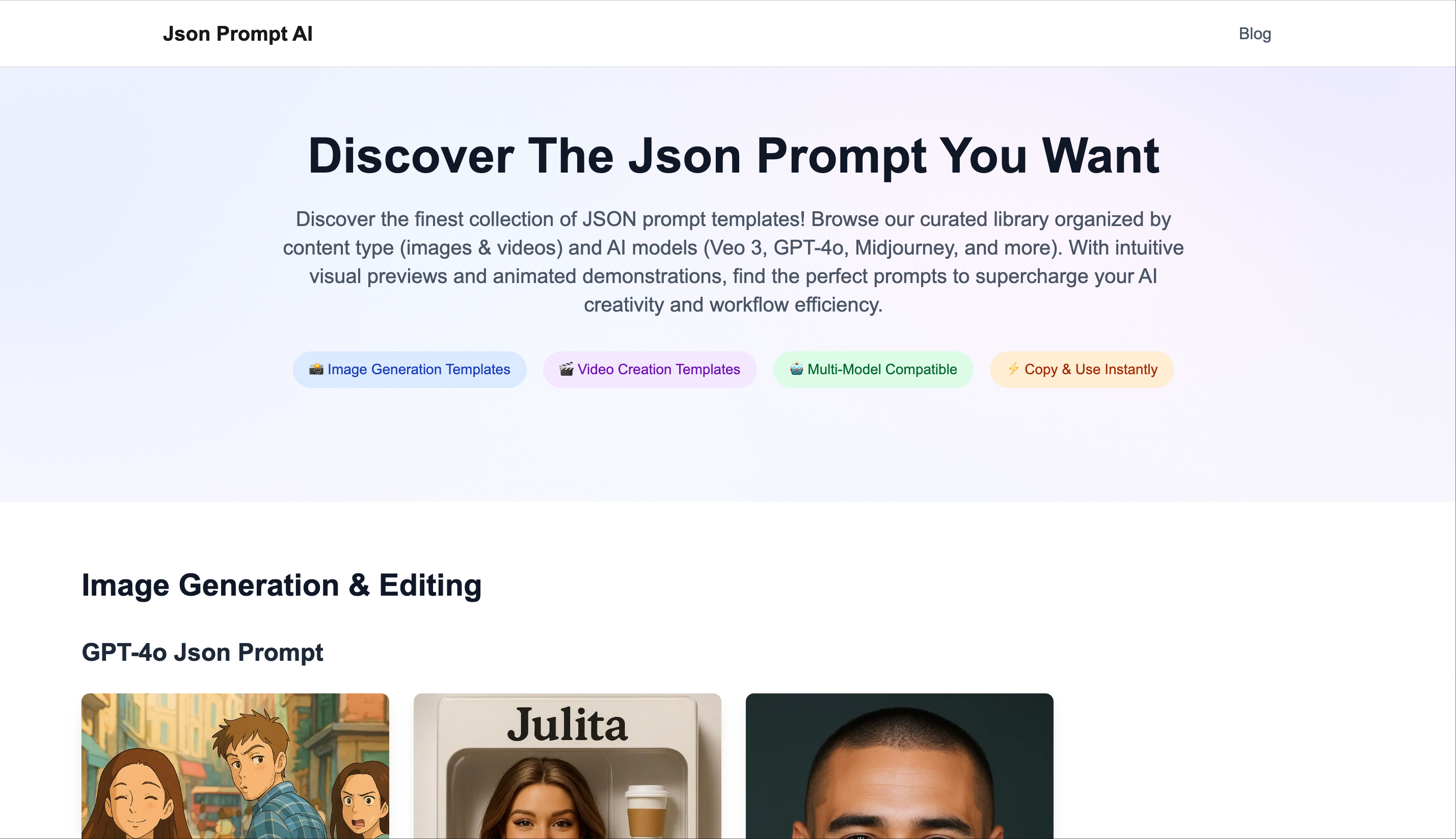 Json Prompt AI 