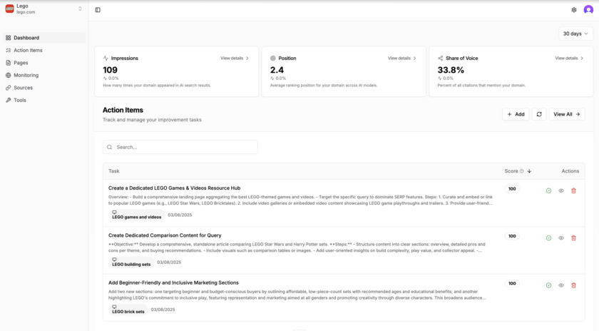 Attensira Landing Page