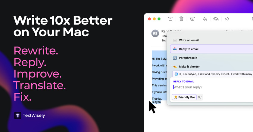 TextWisely Landing Page