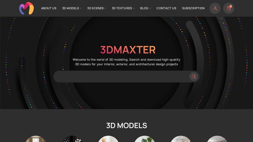 3DMAXTER Landing Page