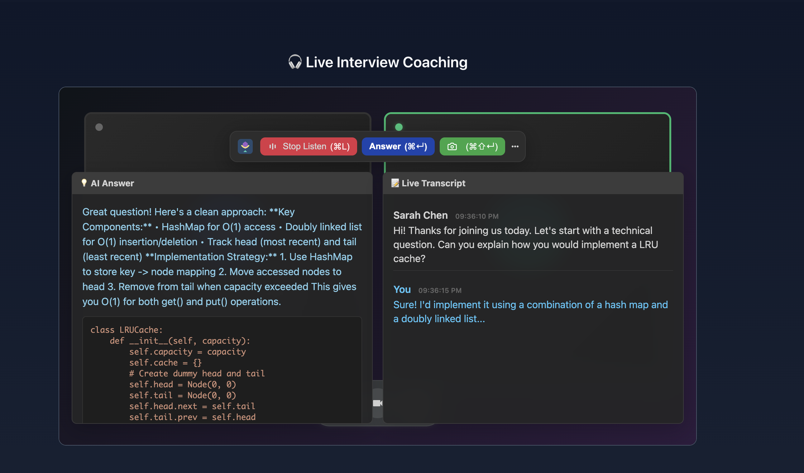 Interm AI Listen demo