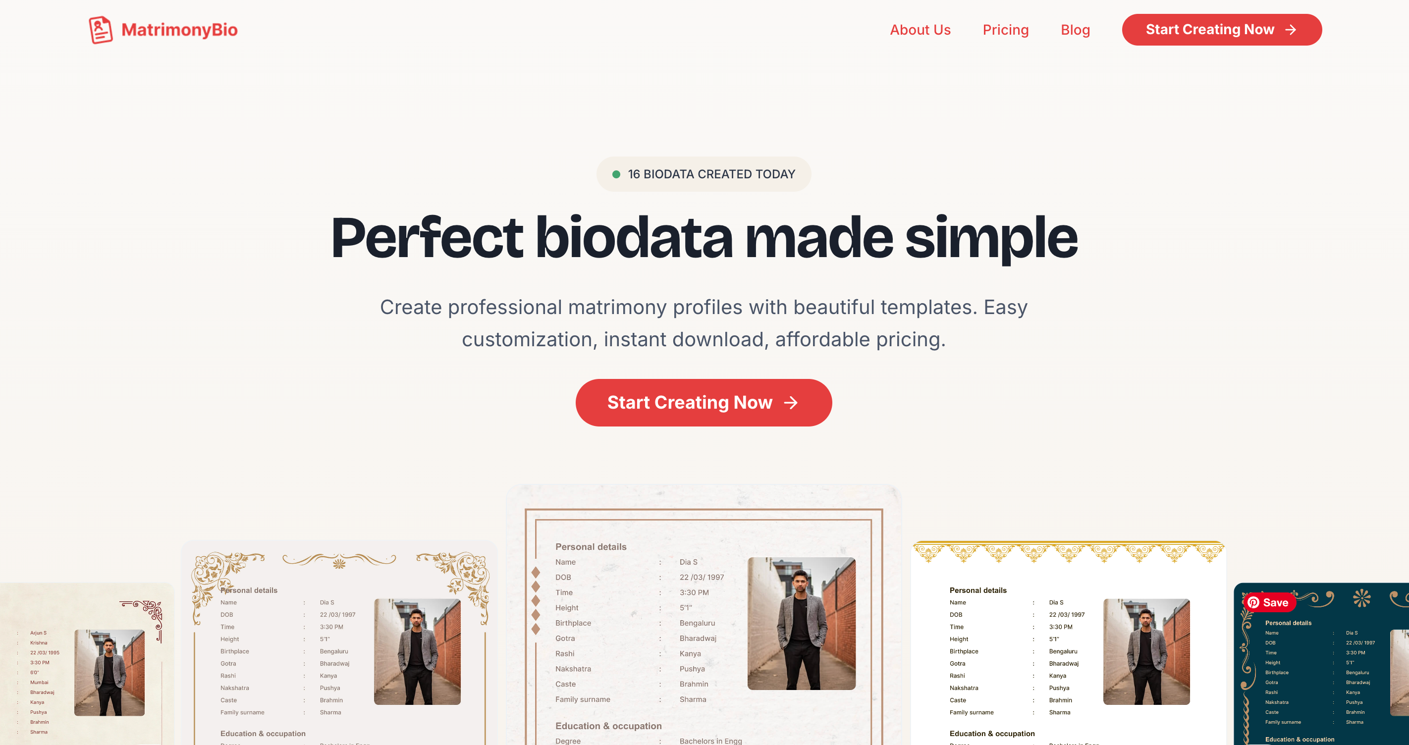 MatrimonyBio 