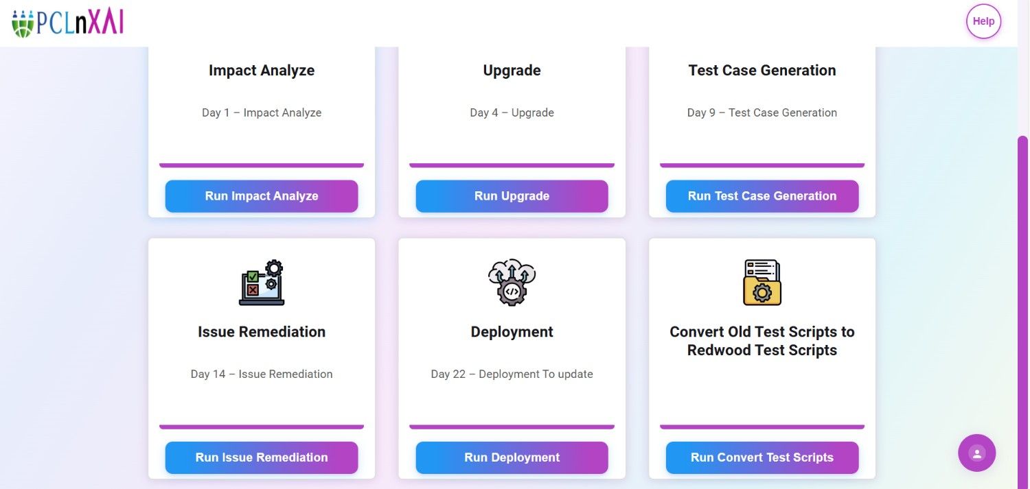 PCLnXAI Redwood Intelligence Suite Redwwo Migration Accelerator
