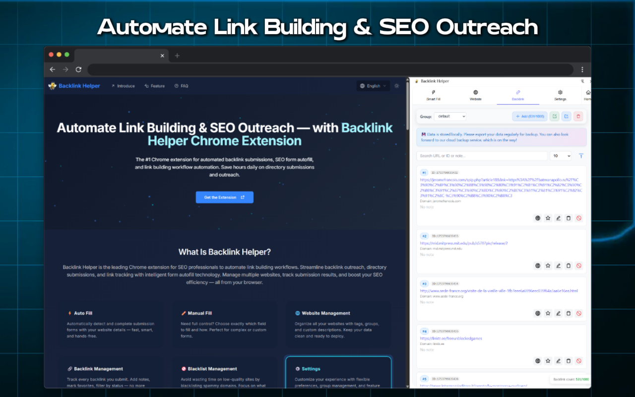 BacklinkHelper 