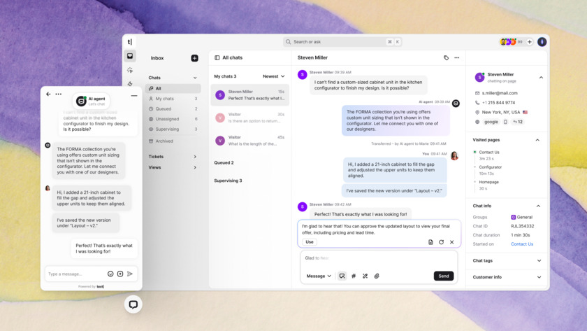 Text.com Landing Page