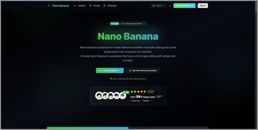 NanoBanana.org Landing Page