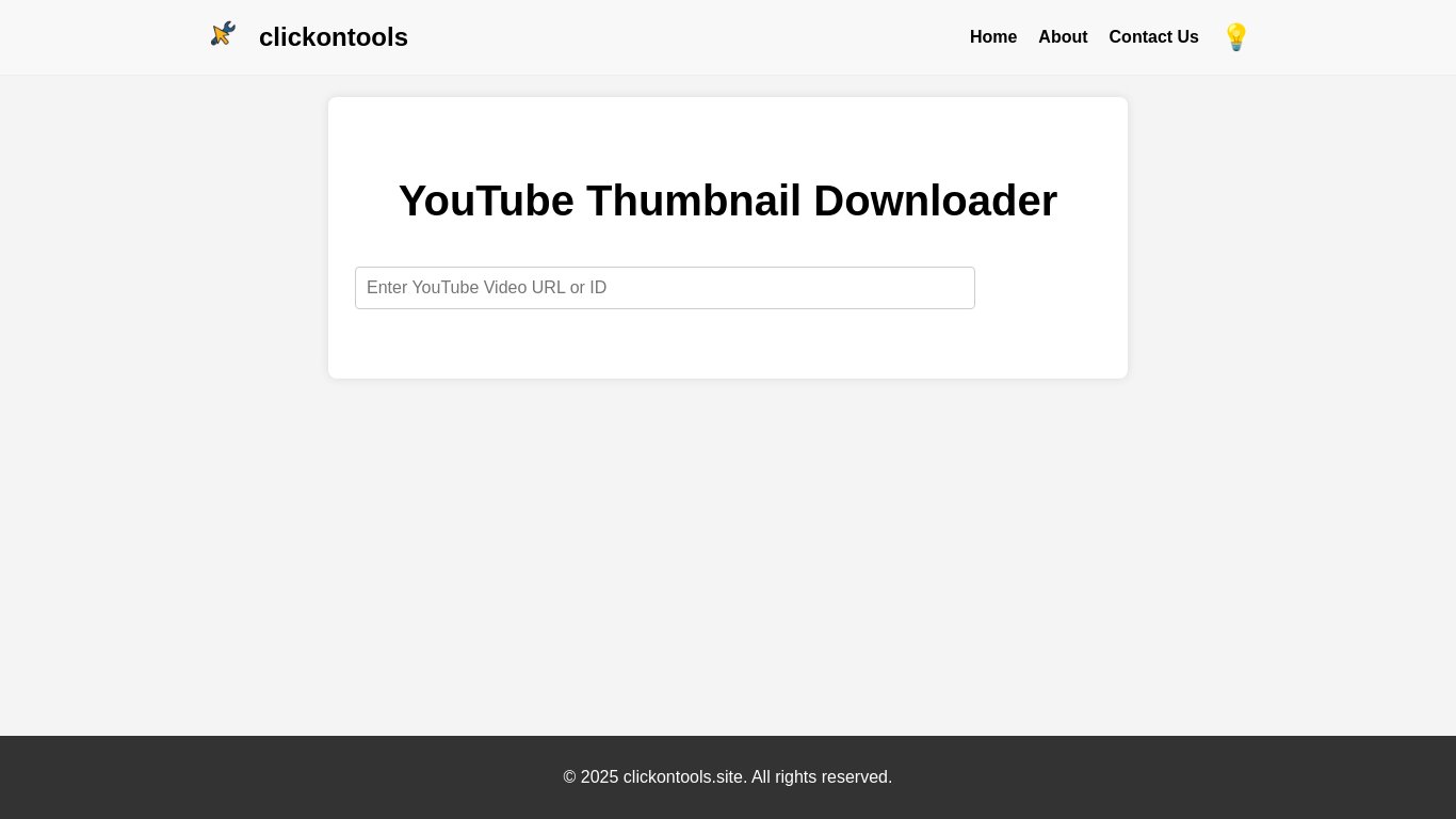 clickontools.site Landing page