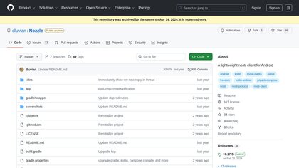 Nozzle Nostr Client image