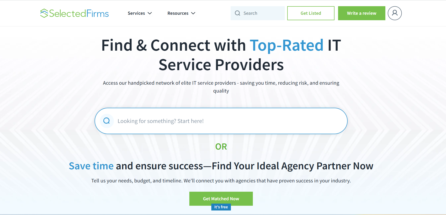 SelectedFirms SelectedFirms Website Homepage