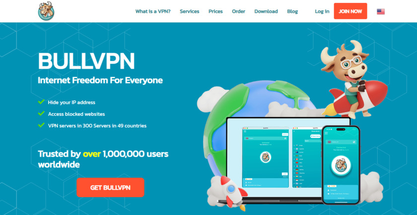 BullVPN Landing Page