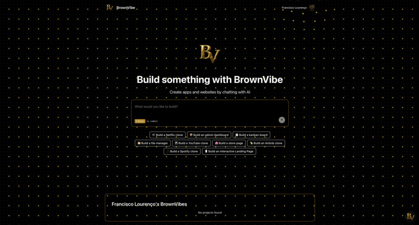 BrownVibe.ai Landing Page