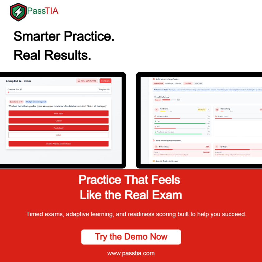 PassTIA Landing Page