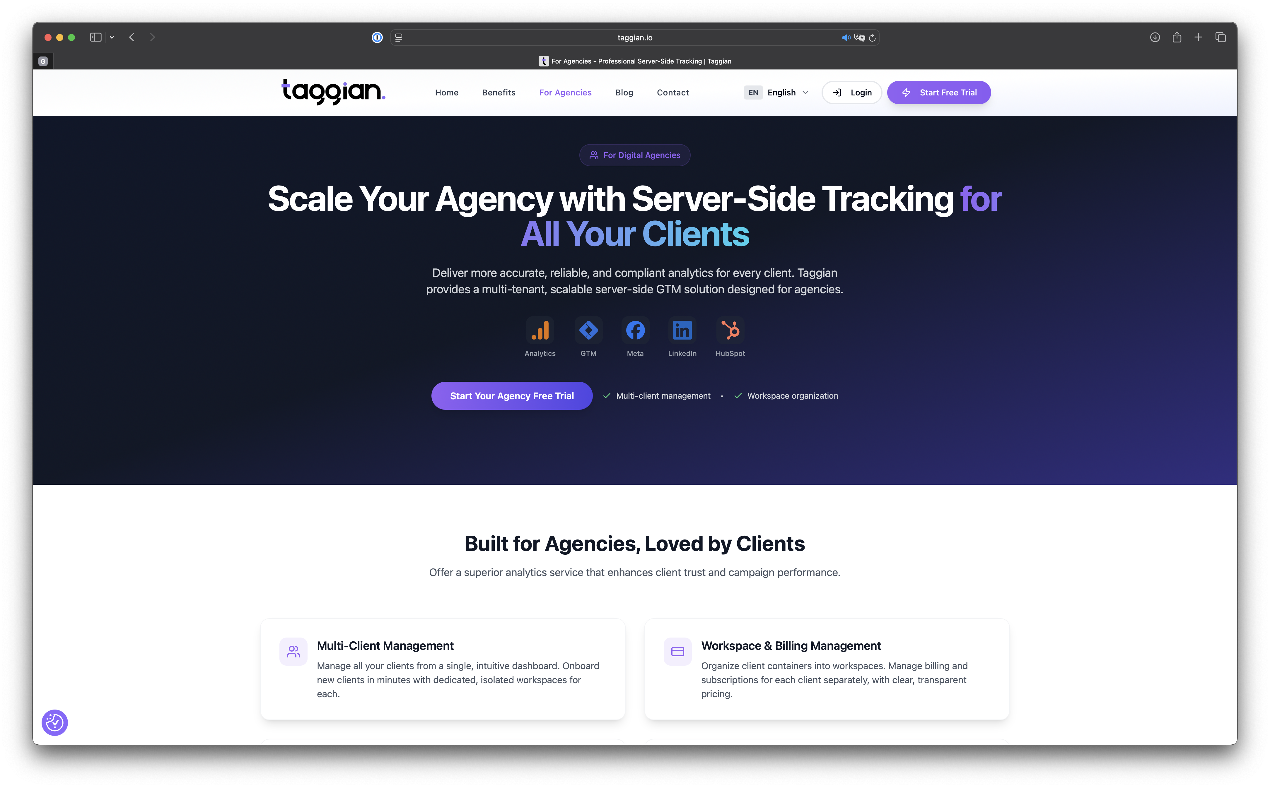 Taggian For agencies