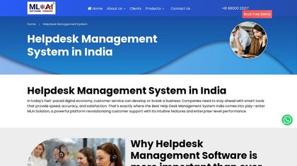 MLAI Helpdesk Management System image